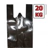 Atlet Poşet Siyah Jumbo Boy 55x120 cm ( 20 Kg )